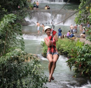 YS Falls with Canopy From Montego Bay.