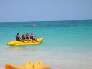Banana Boat Ride from Falmouth Cruise Port.