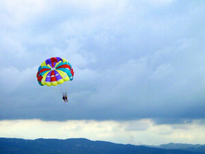 Parasailing from Royalton White Sands