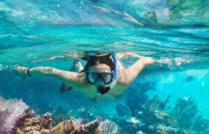 Snorkeling from Montego Bay Cruise Pier.